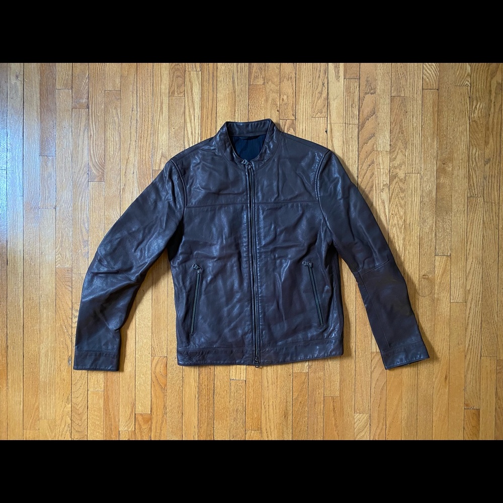 Banana Republic Brown Leather Jacket